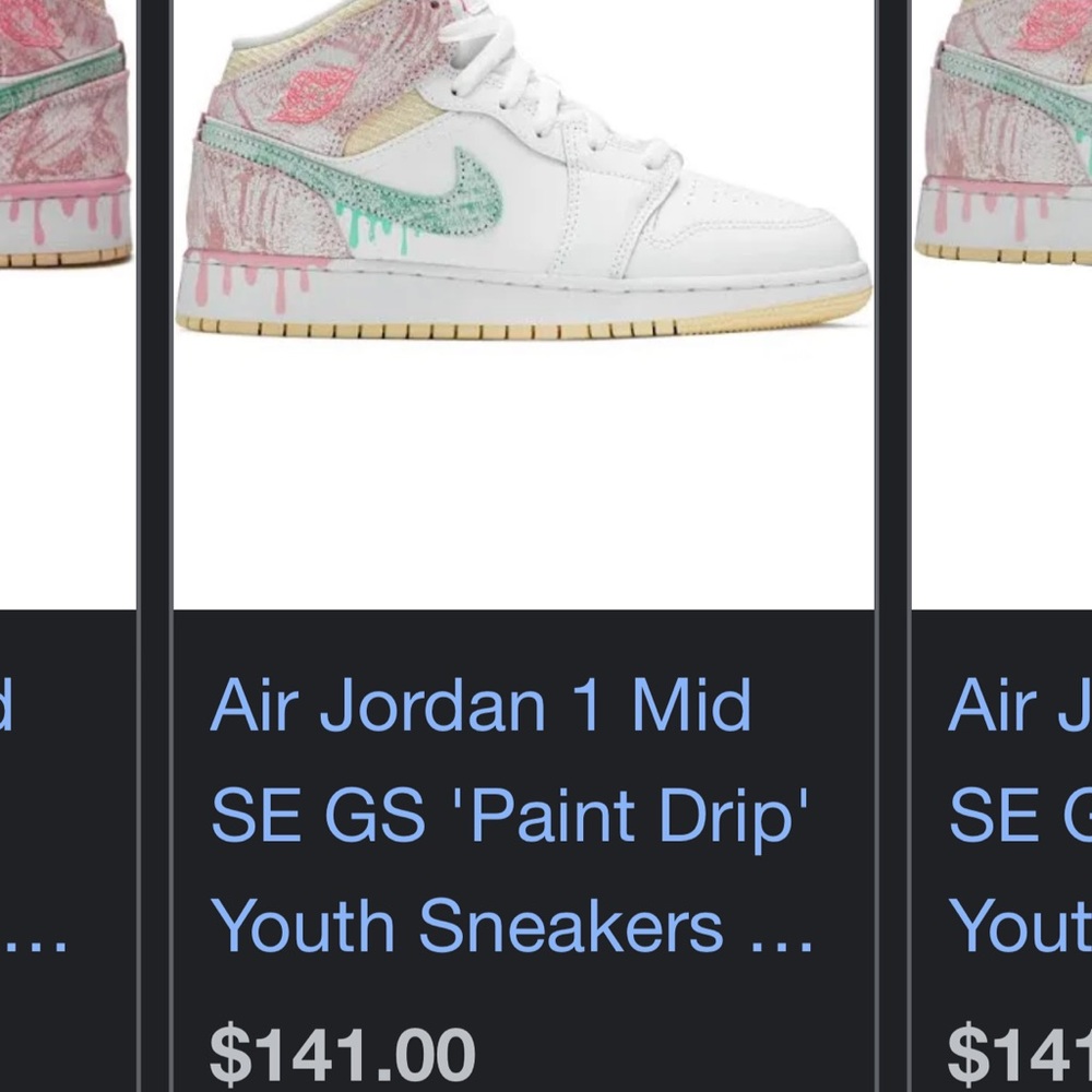 Air Jordan 1 mid paint drip